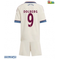 Ajax Kasper Dolberg #9 Tredjedraktsett Barn 2025-26 Kortermet (+ Korte bukser)